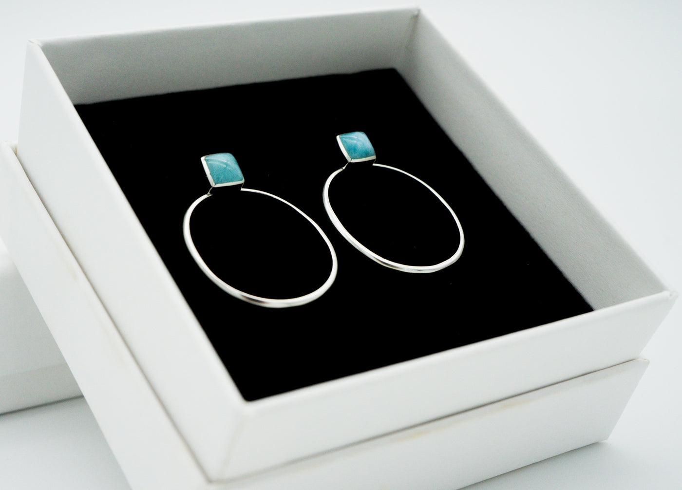 2ways earrings sterling silver. Convert it from stud to hoops in a second.