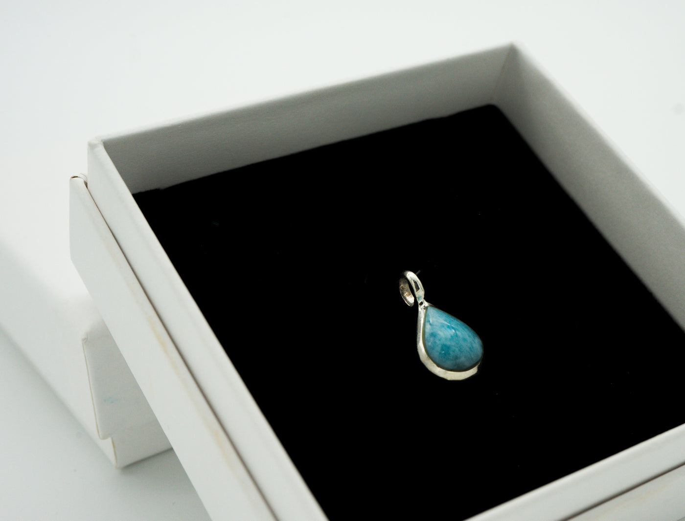 Lovely larimar stone pendant