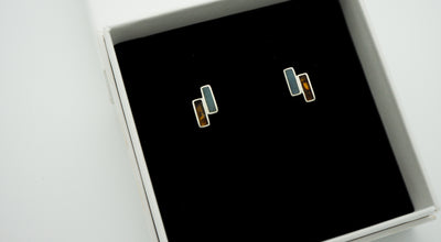 Twin bars earrings